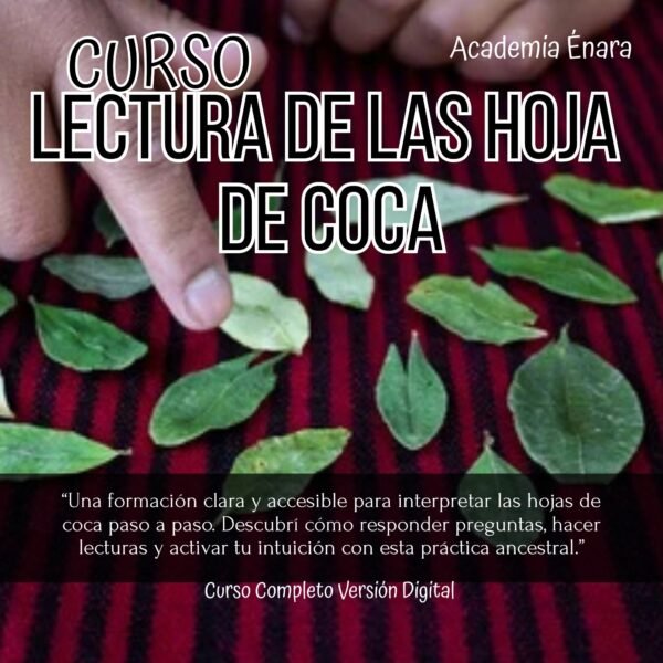 Curso online LECTURA DE LAS HOJAS DE COCA | Academia Énara
