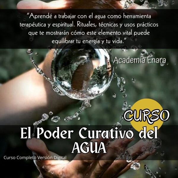 Curso online EL PODER CURATIVO DEL AGUA | Academia Énara