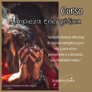 Curso online LIMPIEZA ENERGÉTICA | Academia Énara