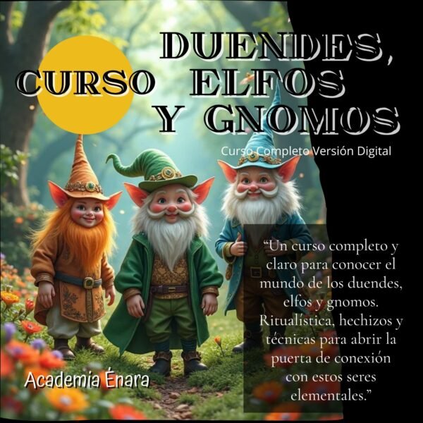 Curso online DUENDES, ELFOS Y GNOMOS | Academia Énara